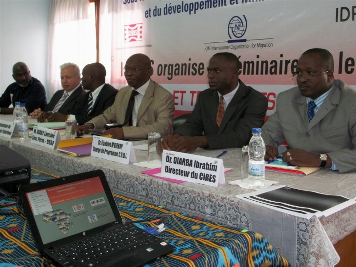 Séminaire sur les migrations et les transferts des ressources: Le Cires propose au gouvernement les résultats de ses études pour gérer les migrations